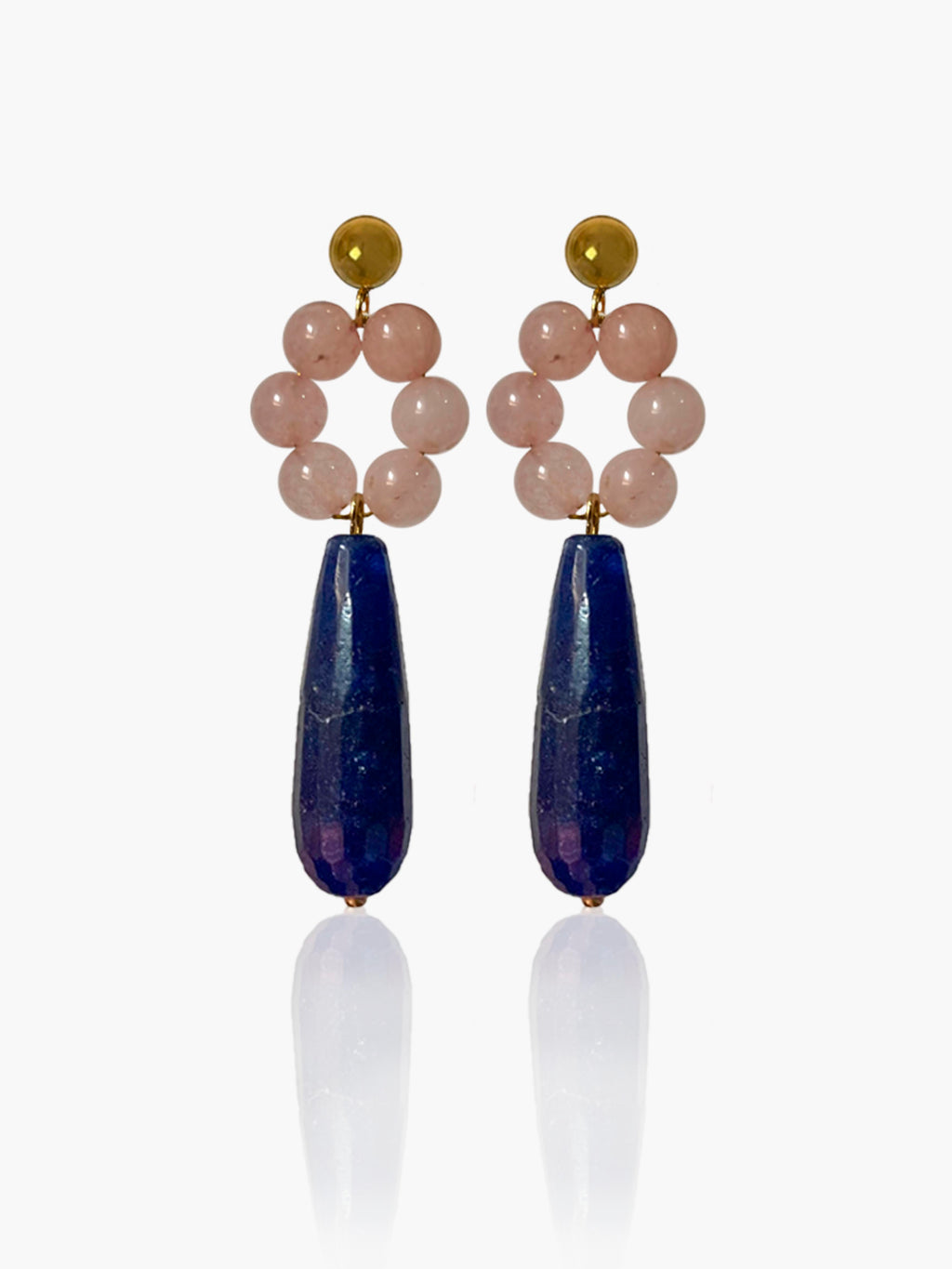 Pendientes Carmen lágrima marino