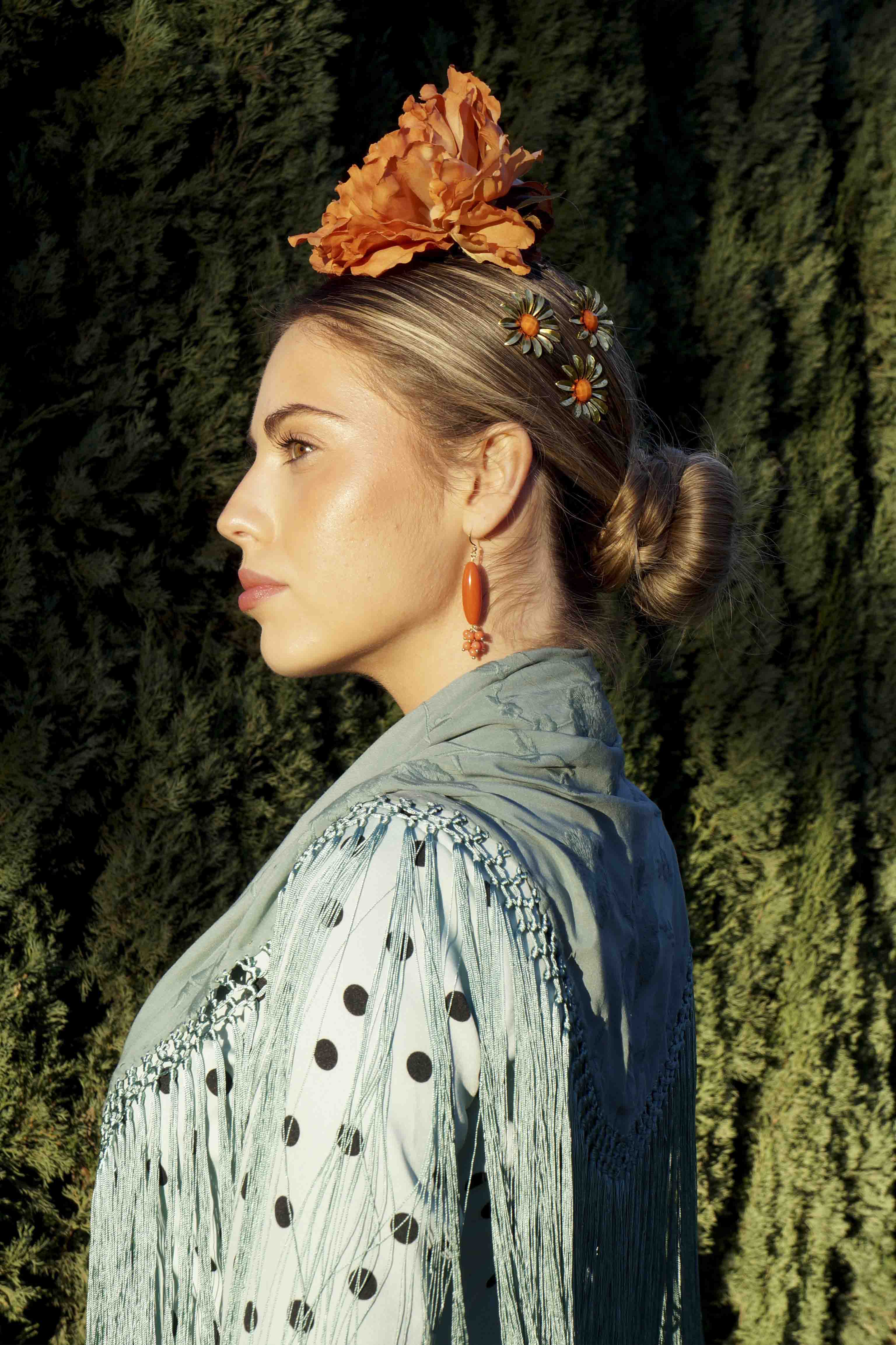 Pendientes Vega coral