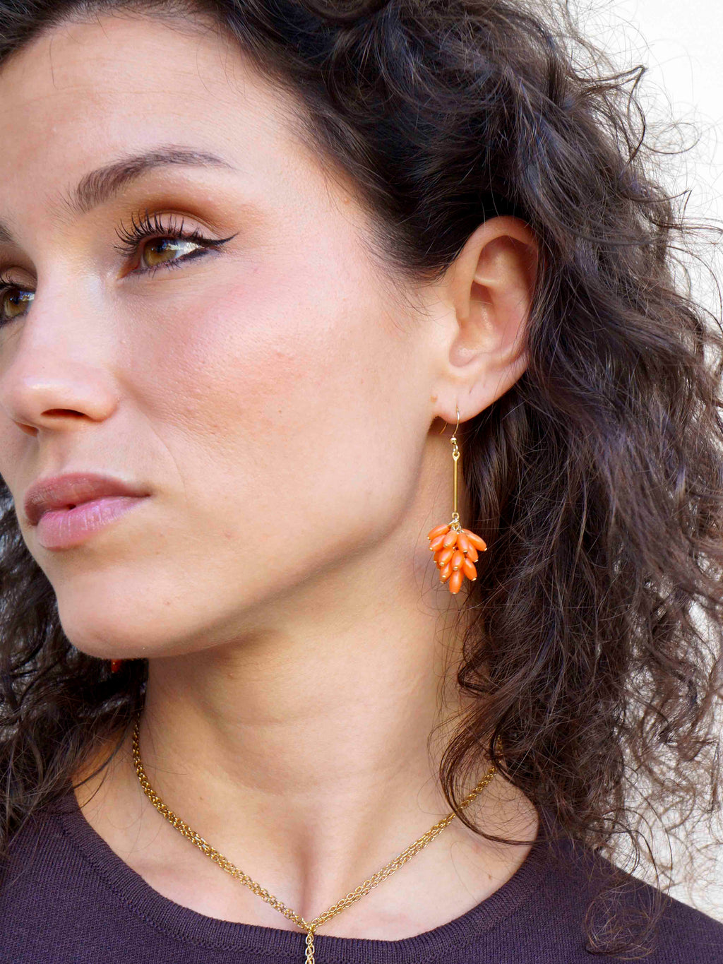 Pendientes Arrecife cortos