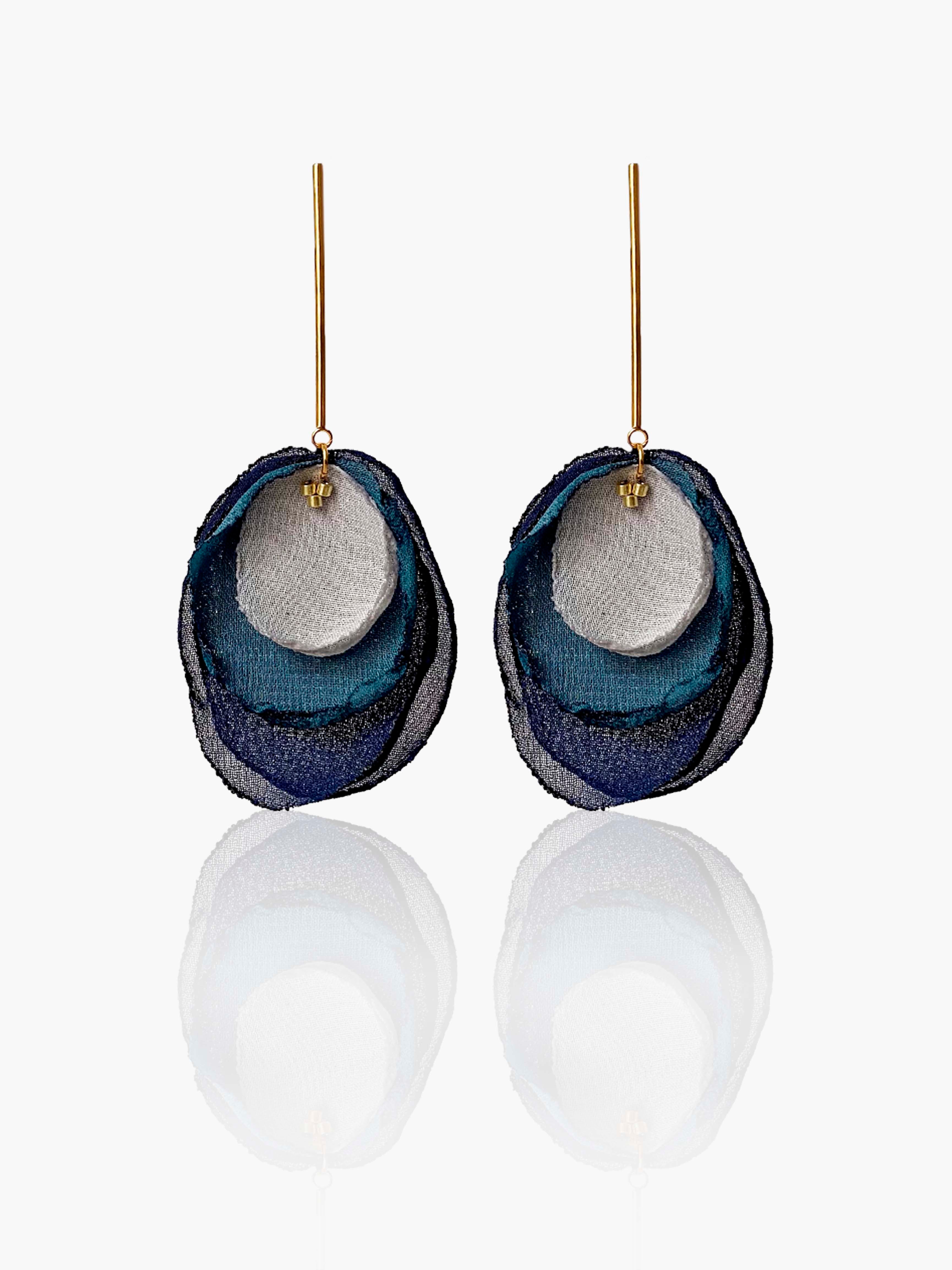 Pendientes Cala azul