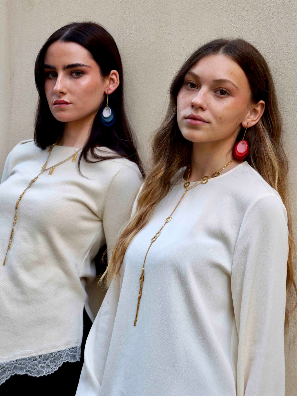 Pendientes Cala azul