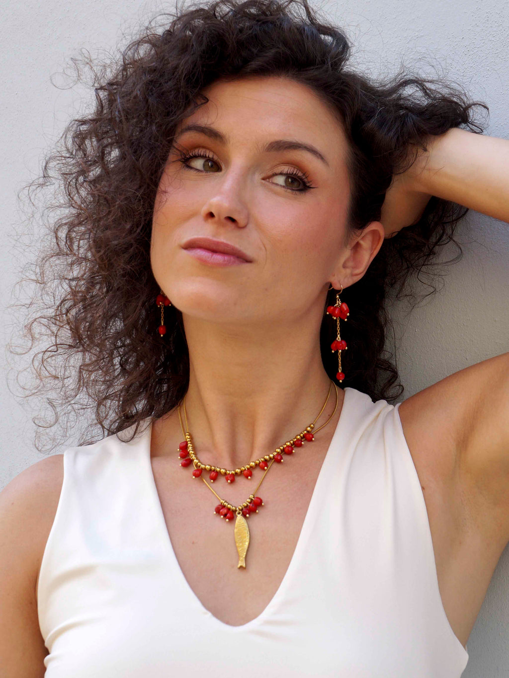 Pendientes Corales