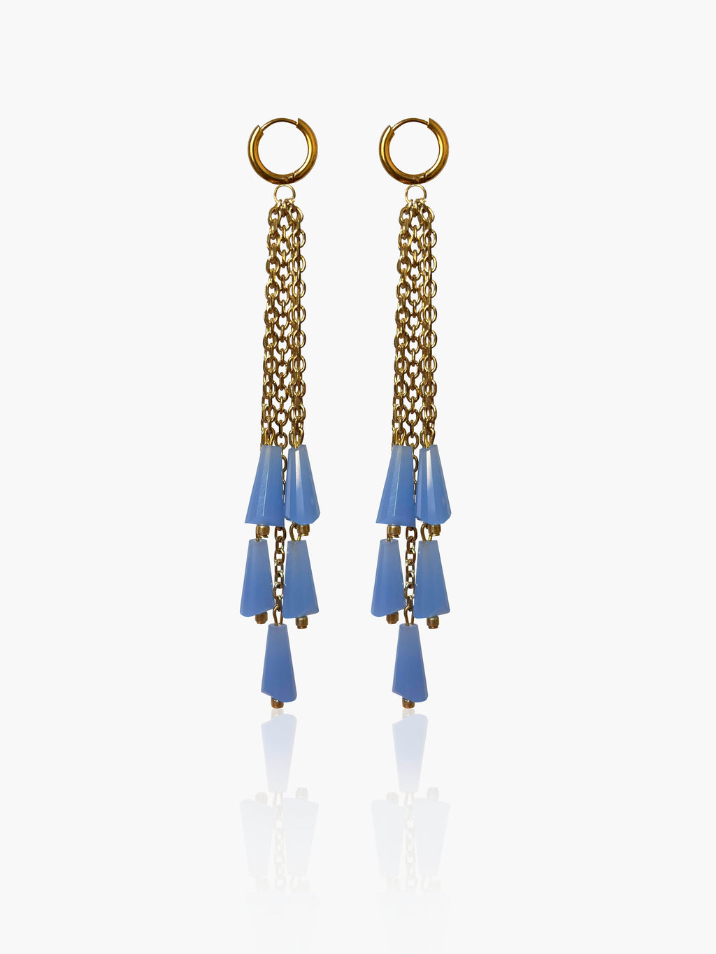 Pendientes Gaia azul